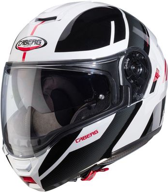 Caberg Motorrad Klapphelm Levo X Manta Weiß/Anthrazit-Rot