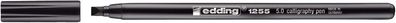 Edding 41255-50001 1255 Kalligrafie Stift - Fasermaler, 5,0 mm, schwarz