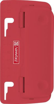 Brunnen 102065023 Taschenlocher Colour Code, red