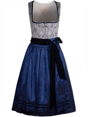 Krüger Dirndl Callista 70cm Länge blau