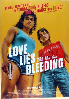 Love Lies Bleeding - Original Kinoplakat A1 - Kristen Stewart - Filmposter