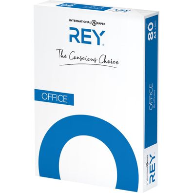 REY 2100011158 REY Multifunktionspapier OFFICE, DIN A4, 80 g/qm, weiß