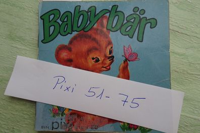 alte Pixi Carlsen 50-75 Babybär Schnupsis Klein-Wuschel Fröhliche Stunden uva