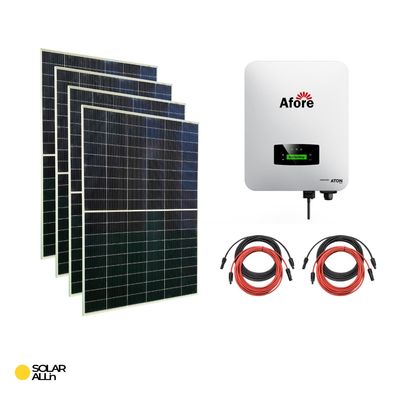 5kW Solaranlage zur Netzeinspeisung, 2 MPPT, dreiphasig, Afore Wechselrichter, 12