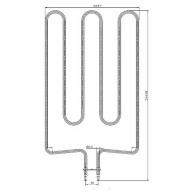 SAWO Heizelemente SAV 1500W Sawo Savonia SAV-90NB, SAV-90N, SAV-105N, SAV-150N