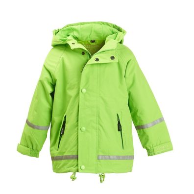 BMS Kinder Regenjacke Kids Jacke Räuberwald Pro Limette