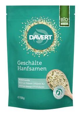 Davert 3x Geschälte Hanfsamen 150g 150g