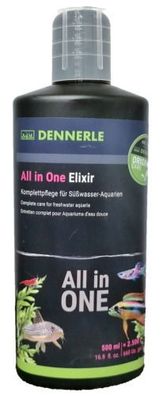 Dennerle All in One Elixier 500ml Pflege für Fische, Garnelen, Pflanze, Filter