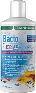 Dennerle Bacto Elixier FB7 500ml lebenden Reinigungsbakterien und Filterbakterien