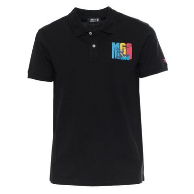 MCS - Polo - 10BPS003-L2301-BLACK-GXL - Herren