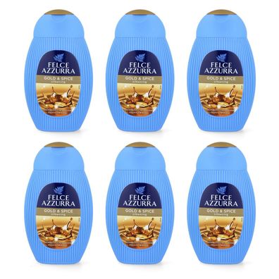 Paglieri Felce Azzurra Duschgel Oro e Spezie 6 x 250 ml