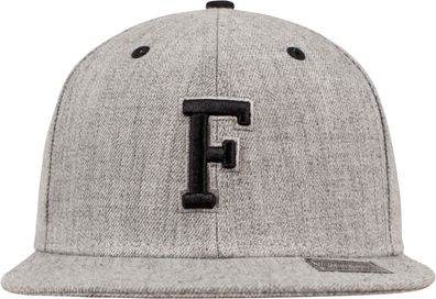 MSTRDS Cap F Letter Snapback Heather Grey