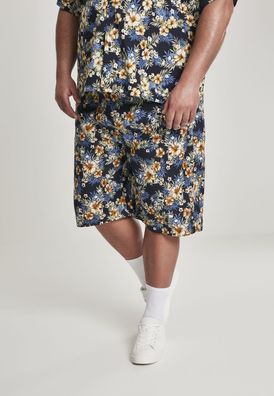 Urban Classics Shorts Pattern Resort Shorts Hibiscus