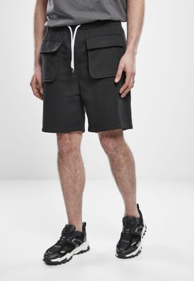 Urban Classics Shorts Big Pocket Terry Sweat Shorts Black