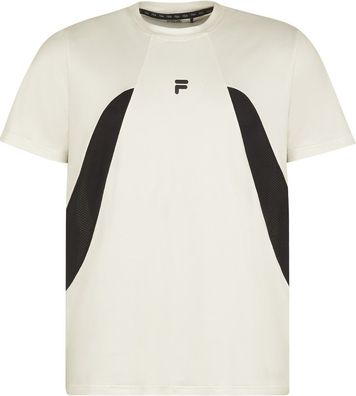 Fila Kurzarmshirt Rhodos Tee Egret-Moonless Night