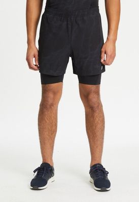 Fila Kurze Hose Roanoke Aop Running Shorts Phantom Mars AOP