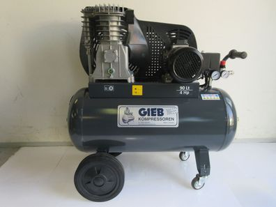 GIEB - Kompressor 600 / 90 - 11bar 3kw 400V mit Lenkrollen