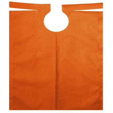 Patientenumhang, Tissue/PE, orange | Rolle (80 Stück)