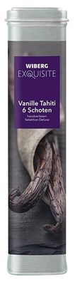 Wiberg-Vanille Tahiti 6 Schoten, handverlesen, Selektion Deluxe 48g