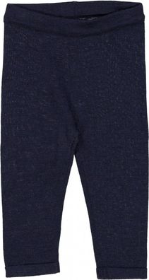 Wheat Kinder Strickhose aus Merinowolle Wool Knit Trousers Neel Navy