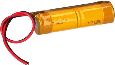 Akkupack 2,4V 2000mAh NiCd Notleuchten HT 20cm Kabel Stange L21NICD2000