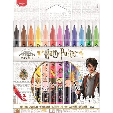 Maped 845407 Fasermaler HARRY POTTER 12er Kartonetui