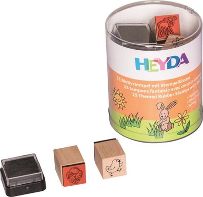 Heyda 204888484 Stempel-Set "Frühling"