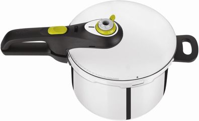 TEFAL P25307 Secure 5 Neo Schnellkochtopf, 6 l, alle Herdarten, Induktion, Dampfei