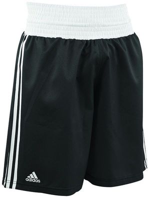 adidas Amateur Boxen leichte Short Schwarz/Weiß