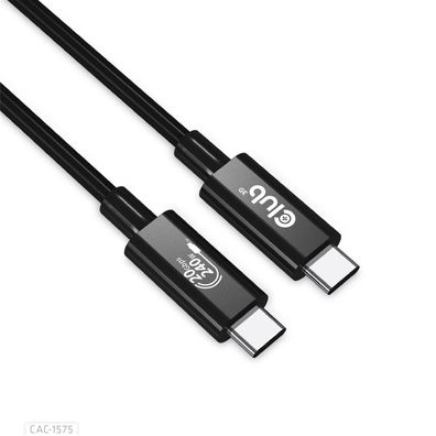 Club 3D CAC-1575 Club3D Kabel USB 4 Typ C PD 240W / 4K / 20Gbps 2m St/St retail