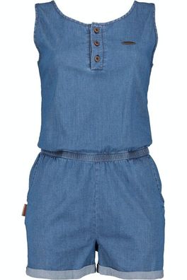 Alife & Kickin Damen Overall JolieAK DNM Jumpsuit Denim