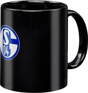 FC Schalke 04 S04 Kaffeebecher Magic Fußball Schwarz