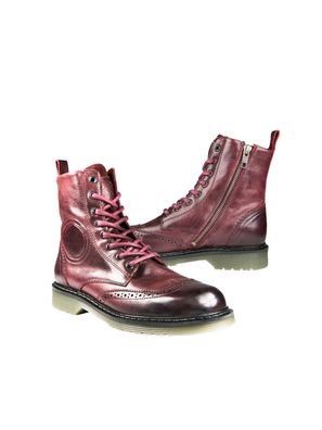 John Doe Motorrad Damen Schuhe Sixty Budapest Bordeaux Red