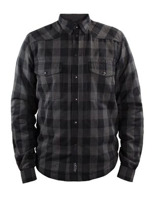 John Doe Motorrad Hemd Motoshirt Lumberjack XTM Grey/Black