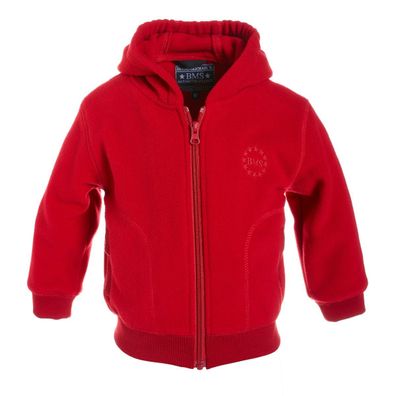 BMS Kinder Antarctic Clima-Fleece College Kids Jacke Rot