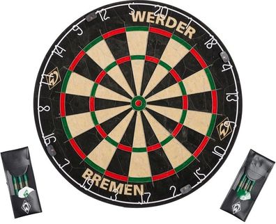 SV Werder Bremen Dart-Set Werder Fussball Grün