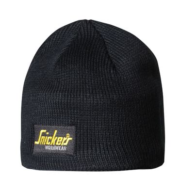 Snickers SWW Logo Beanie Schwarz