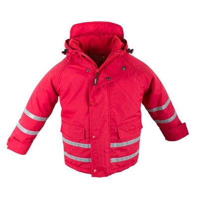 BMS Kinder Jacke Skipperjacke Kids Taslan/Sorona Rot