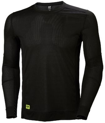 Helly Hansen Longsleeve 75105 Hh Lifa Crewneck 990 Black