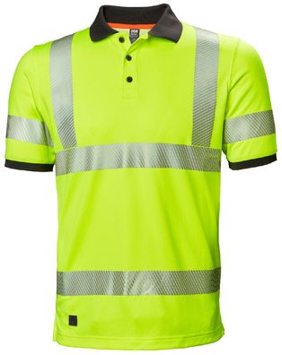 Helly Hansen T-Shirt 75112 Hh Lifa Active Hi Vis Polo 360 Yellow