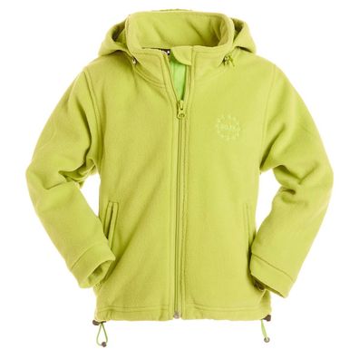 BMS Kinder Windsmoother Kids Kapuzen-Jacke Limette