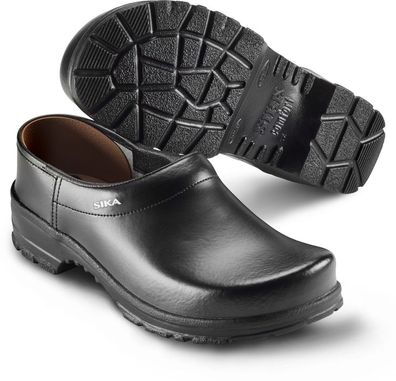 Sika Arbeitsschuh Comfort geschlossener Clog Schwarz