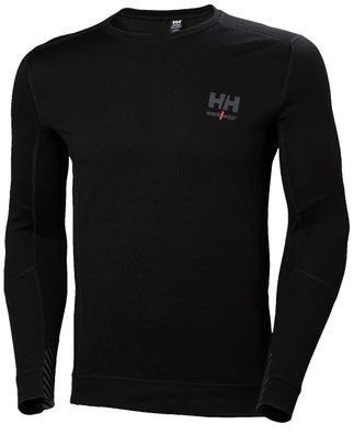 Helly Hansen Longsleeve 75106 Hh Lifa Merino Crewneck 990 Black