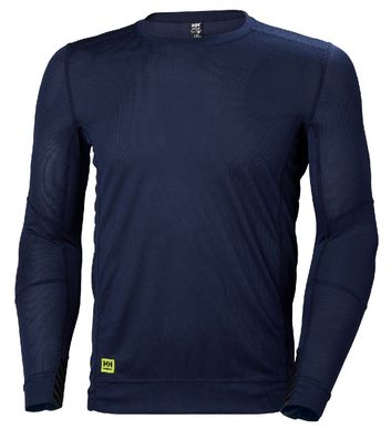 Helly Hansen Longsleeve 75105 Hh Lifa Crewneck 590 Navy