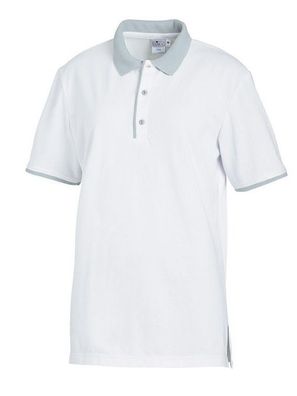 Leiber Polo-Shirt 08/2742/0129 Weiß/Silber