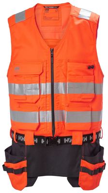 Helly Hansen Weste Alna 2.0 Construction Vest Orange/Ebony