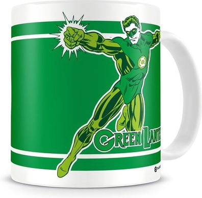 Green Lantern Coffee Mug Kaffeebecher White