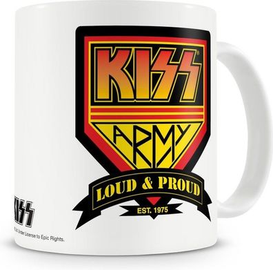 Kiss Army Coffee Mug Kaffeebecher White