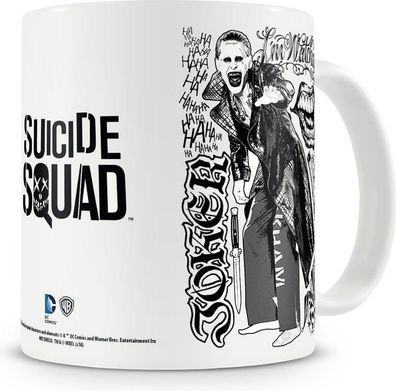 Suicide Squad Joker Coffee Mug Kaffeebecher White