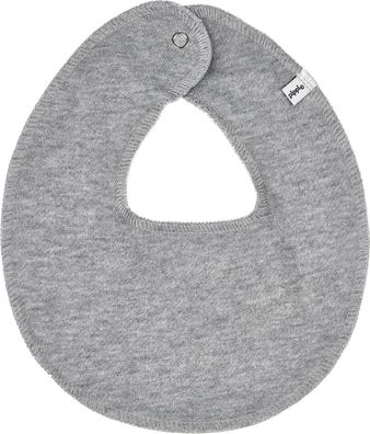 Pippi Babywear Kinder Lätzchen Round Bib Absorbent Grey Melange